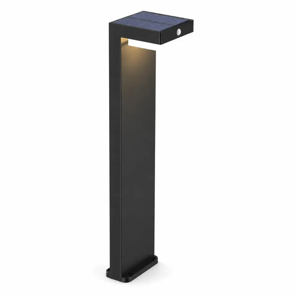 LAMPARA T/ ESTACA P/ JARDIN 50-400 LM 2000MAH IP44 SENSOR MOVIMIE. C/ PANEL SOLAR REF. JAR-5 LUCERNA