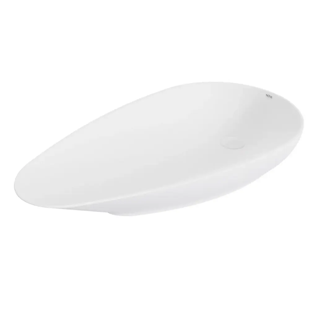 LAVAMANOS OVALADO DE SOBREPONER 76 CM ART NATURA FINECRAFT BLANCO REF. NVLAV7751 MARCA NOVA