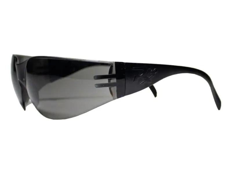 LENTE DE SEGURIDAD OSCURO TIPO AVISPA GRIS MARCO NEGRO REF. NIK-08002 MARCA NIKATTO