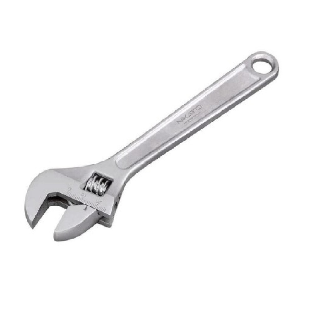 LLAVE AJUSTABLE CROMADA 6" REF. NIK-200-01 / 160437 MARCA NIKATTO