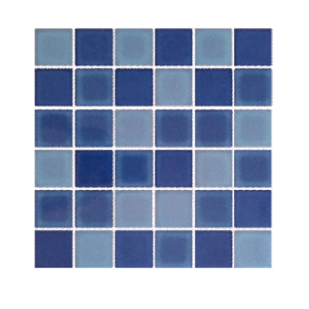 MALLA / MOSAICO CERAMICO DEGRADATO MIX BLUE 30,3 X 30,3 CM (0,09 M2) REF. BZ9875453 MARCA BREZZA