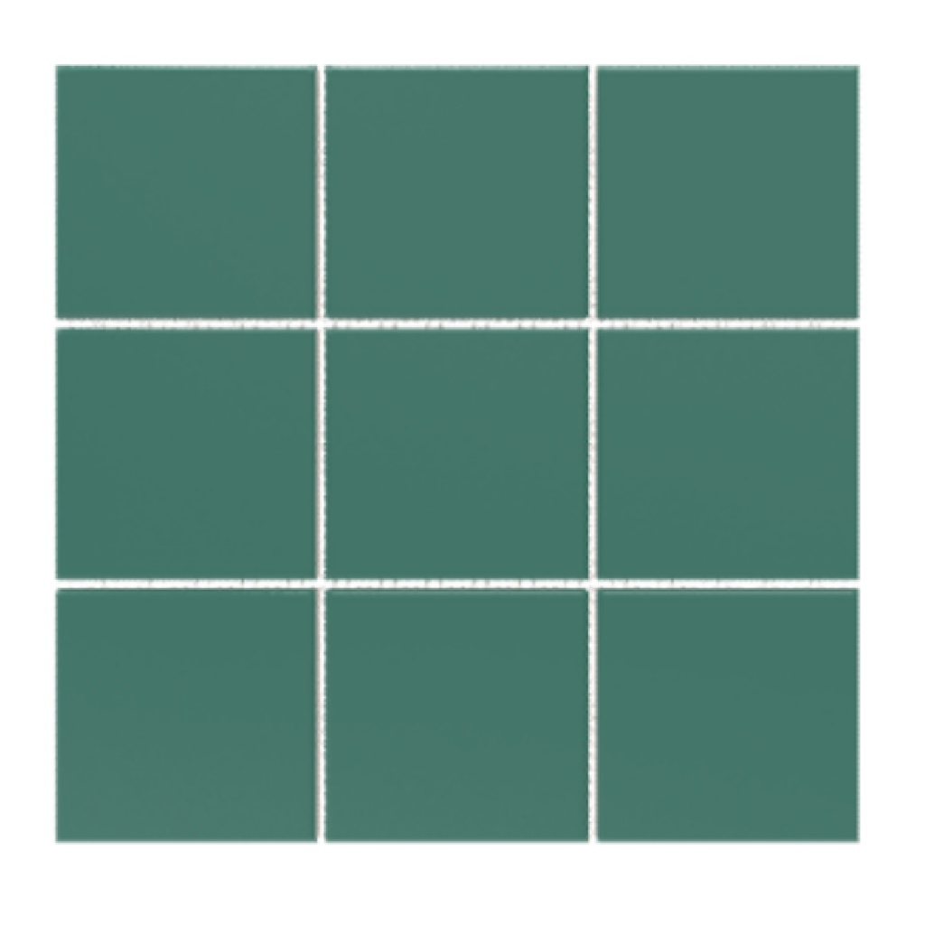 MALLA / MOSAICO CERAMICO SQUARE PIXEL PEACOOK GREEN MATT 30 X 30 CM (0,09 M2) REF. BZ9879873 BREZZA