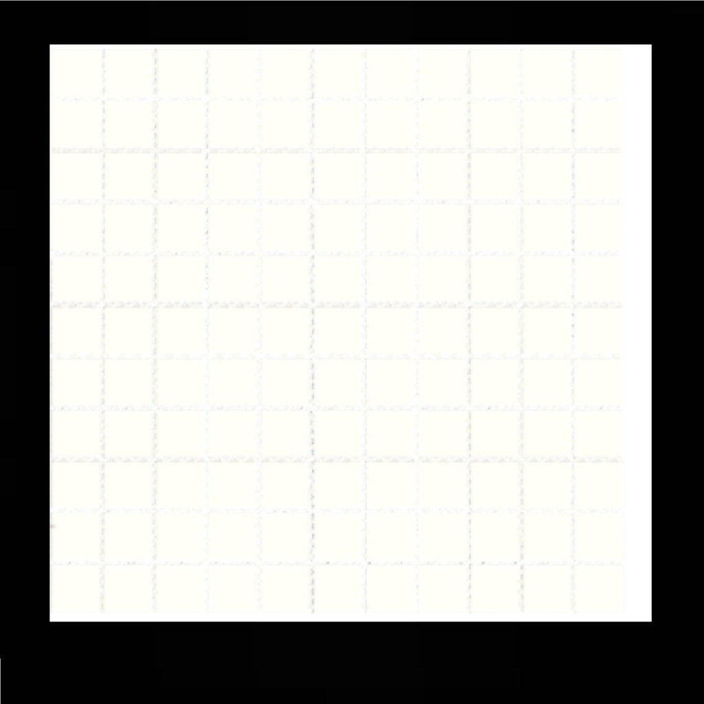 MALLA / MOSAICO PORCELANICO ARCHITECTURAL WHITE LISO 29,3 X 29,3 (0,085 M2) REF. BZ9877005 BREZZA