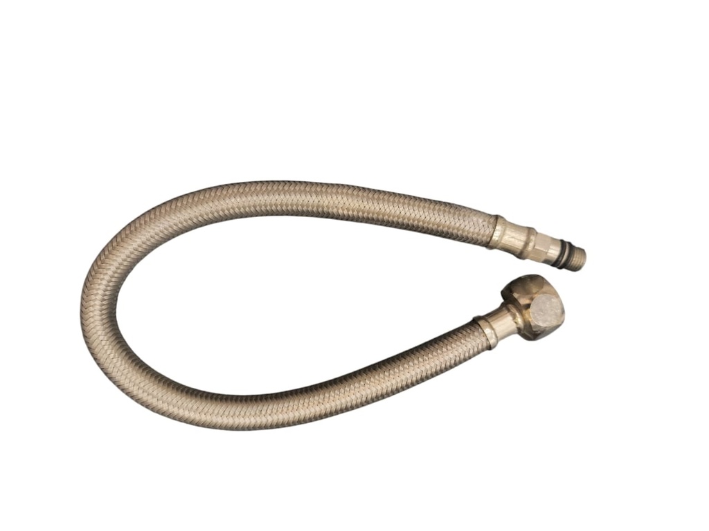 MANGUERA / CANILLA DE ACERO INOX P/GRIF LONDON EXTRA ALTO DE 10 X 1/2" X 55 CM REF. RLONMG MARCA BM