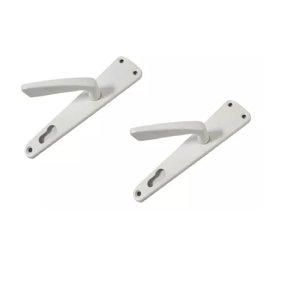 MANILLA DE ALUMINIO MOVIL PLACA RECTA COLOR BLANCO COD. 023339 REF. MAN-H601 MARCA UNICITY