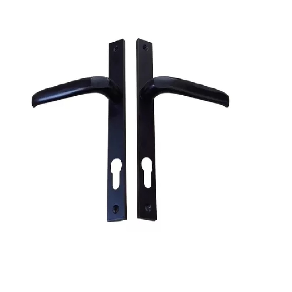 MANILLA DE ALUMINIO MOVIL PLACA RECTA COLOR NEGRO COD. 260050 REF. MAN-H606 MARCA UNICITY