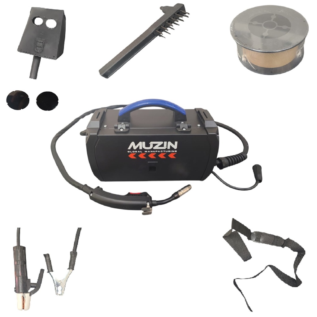 MAQUINA DE SOLDAR INVERTER 120 AMP 3 KVA 110/220V MULTIPROPOSITO MMA / TIG / MIG REF. XWM120 MUZIN