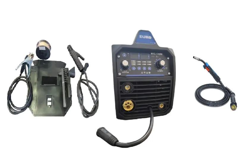 MAQUINA DE SOLDAR INVERTER 140 AMP 110/220V MULTIPROPOSITO MMA / TIG / MIG REF. MIG-140M EURO AIR