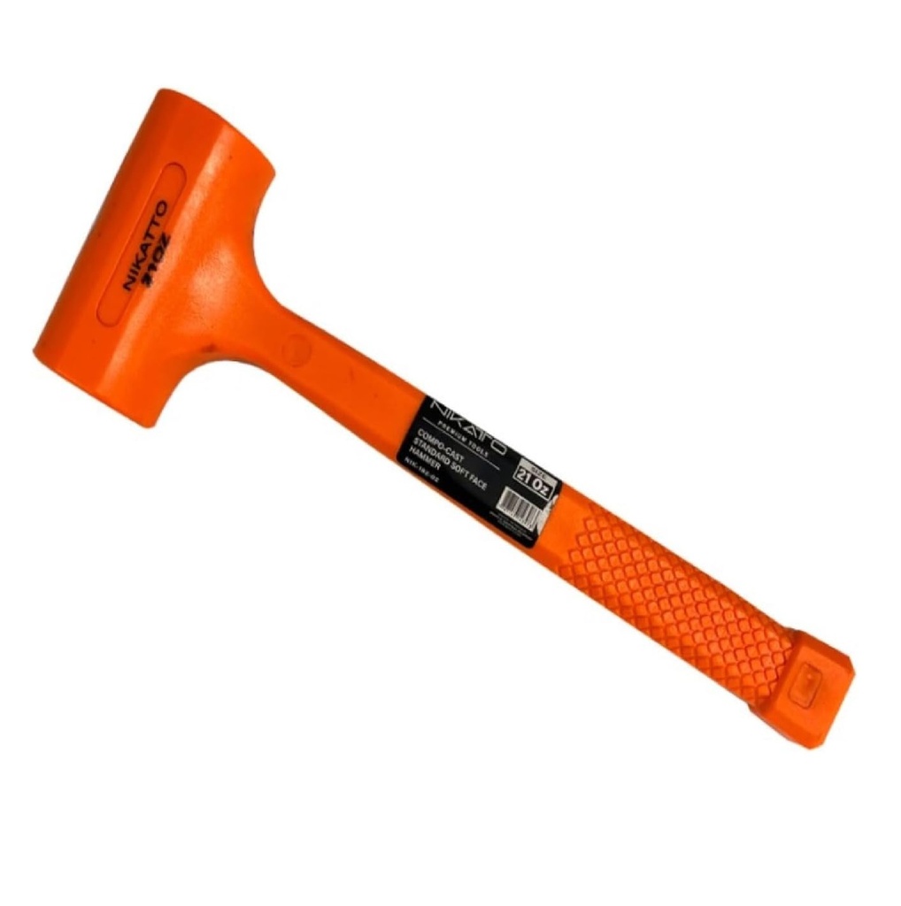 MARTILLO / MAZO SUPERFICIE SUAVE 18 OZ 510 GRS REF. NIK-182-01 / 188257 MARCA NIKATTO