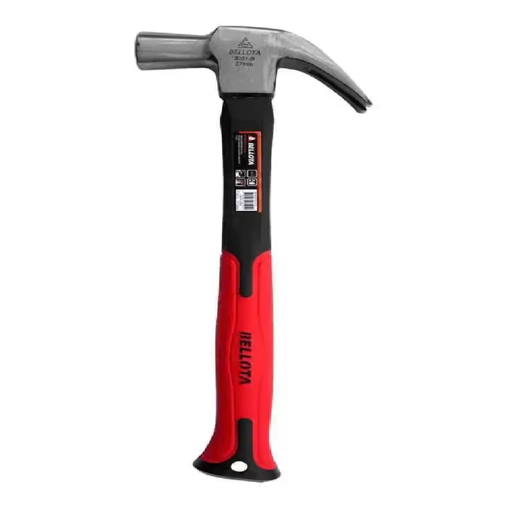 MARTILLO CARPINTERO MANGO FIBRA DE VIDRIO 18 OZ REF 17-36-003 / 8001-C PFB / 231950 MARCA BELLOTA