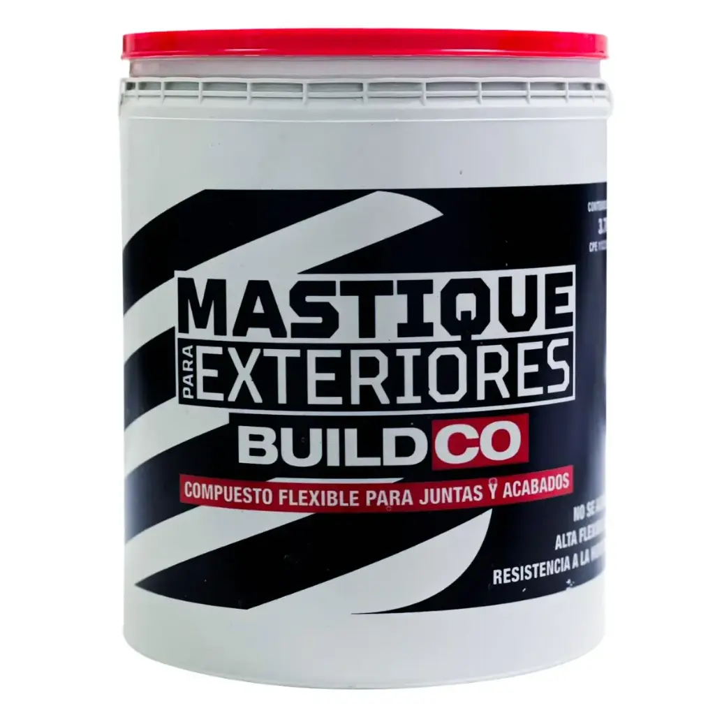 MASTIQUE PARA EXTERIOR / FIBROCEMENTO / MASILLA FLEXIB. PARA JUNTA 01 GL 3.785 KG MARCA BUILDCO
