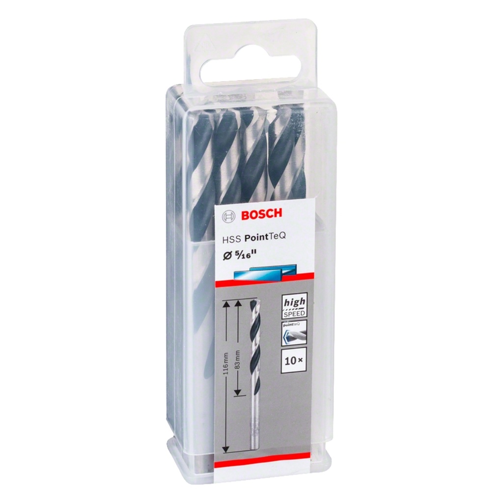 MECHA PARA ACERO HSS-POINTEQ 5/16 X 63 X 116 MM METAL REF. 2608577332 / 871061 / 908412 MARCA BOSCH