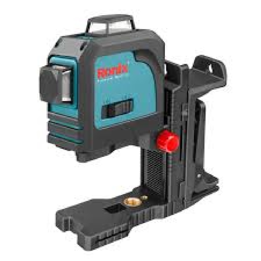MEDIDOR / NIVEL LASER LUZ ROJA 3D 15 MT C/ BASE MAGNET. C/MALETA ( 4 BATERIA AA) COD. 845610 MARCA RONIX