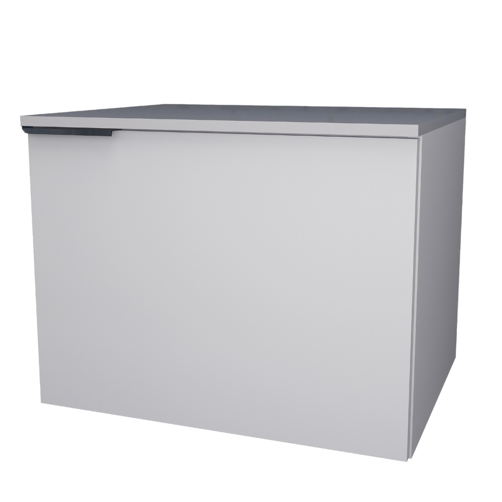 MUEBLE DE BAÑO 1 PUERTA 43 X43 X45 CM C/TOPE QUARZO COLOR BLANCO REF. ARMONIC45-1P KYNWOD