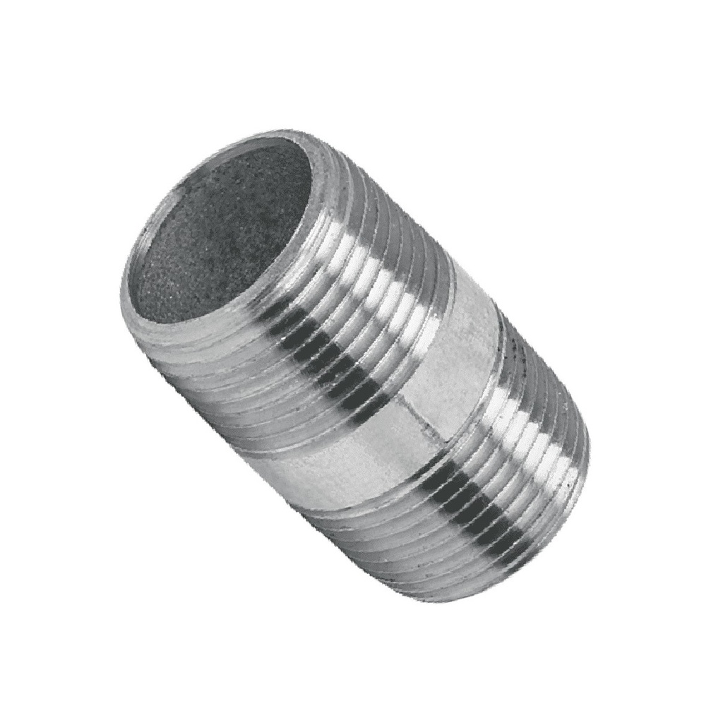 NIPLE GALVANIZADO 2" X 3" SEMI CORRIDO ROSCADO ( UNIDAD ) REF. NIP-0071 MARCA INFINITY