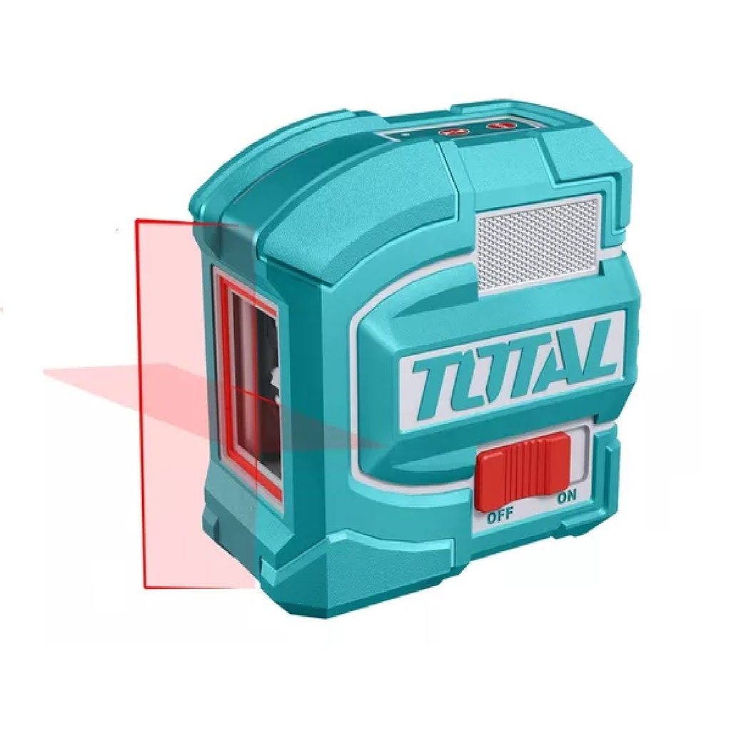 NIVEL LASER AUTONIVELANTE (LASER ROJO) 15MTS C/PILAS AA S/TRIPOIDE REF TLL156503 / 157536 TOTAL TOOLS