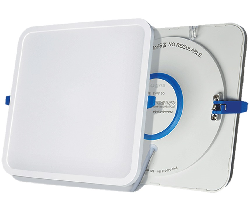 PANEL LED P/EMPOTRAR REF.618CHL CUADRADO 6" 18 W 4000 K HIGH LUMEN (100 - 305 V) REF.618CHL LUCERNA