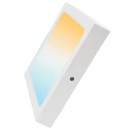 PANEL LED P/SUPERCIAL CUADRADO 6" 12W 3 EN 1 DE 3K A 6K COMPACTA 100 - 277V REF. 612SCCL3CCT LUCERNA