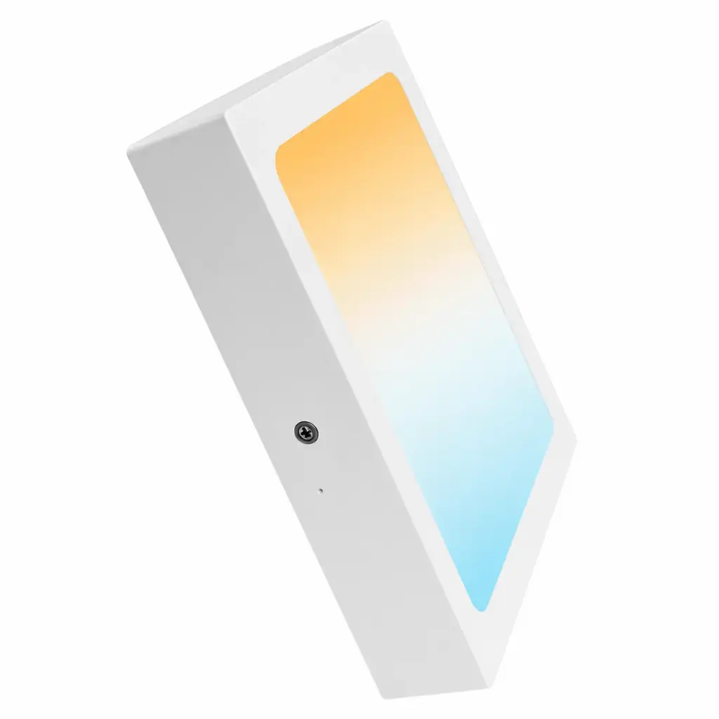 PANEL LED P/SUPERCIAL CUADRADO 6" 12W 3 EN 1 DE 3K A 6K COMPACTA 100 - 277V REF. 612SCCL3CCT LUCERNA