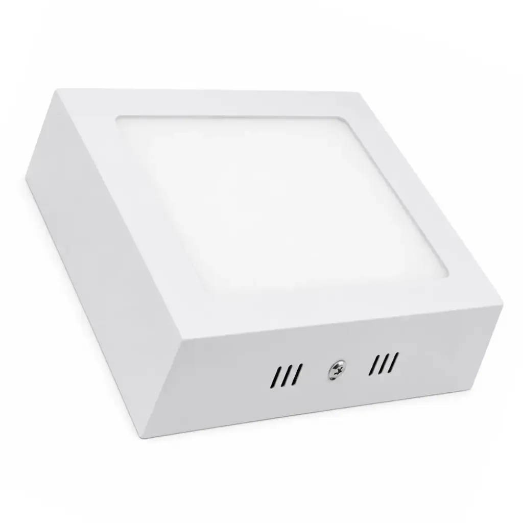PANEL LED SUPERFICIAL CUADRADO 12" 24 W 6500 K COMPACTA REF. 1224SCCL ( 100 - 277 V ) MARCA LUCERNA