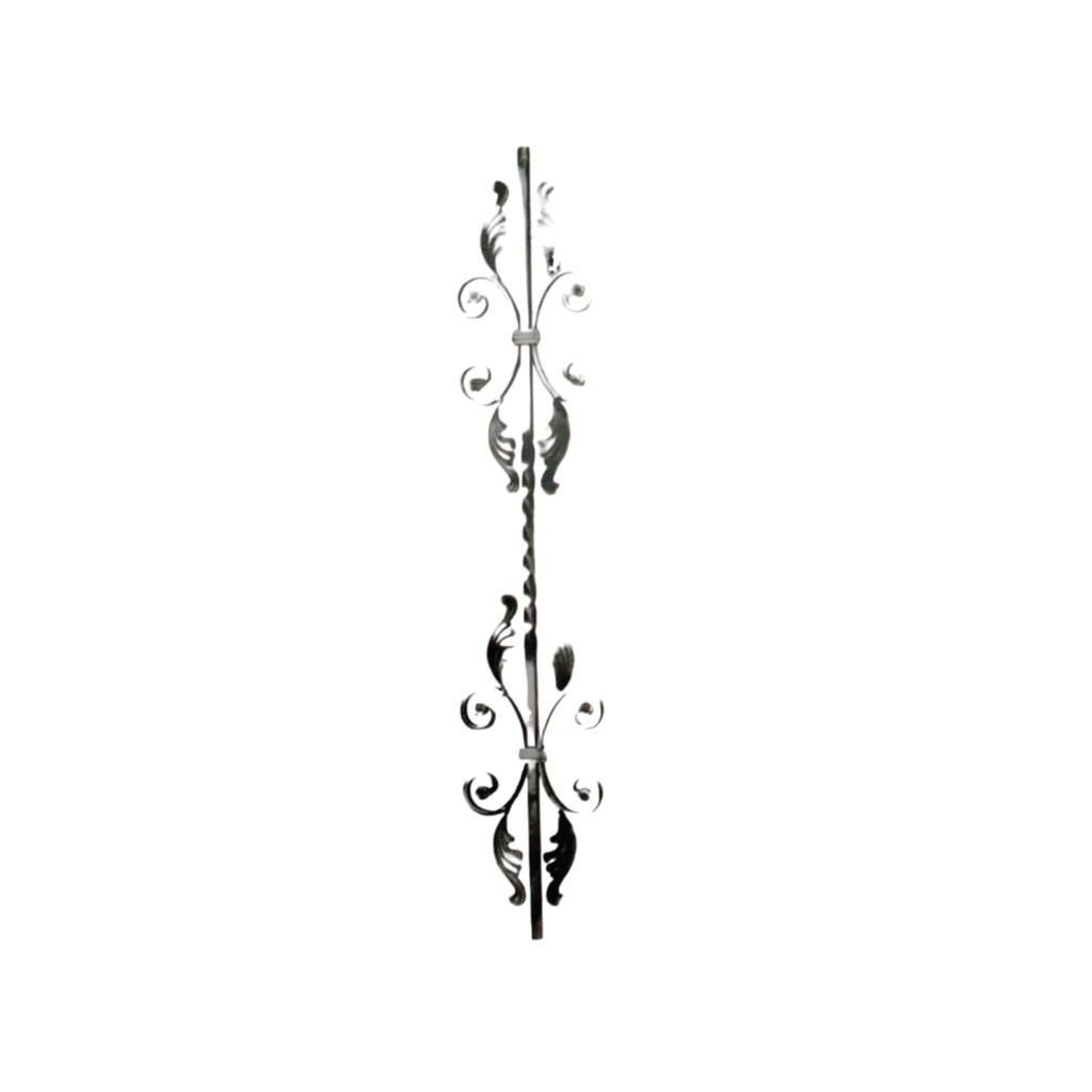 PANEL ORNAMENTAL 12 X 12 MM / 170 X 900 MM HIERRO REF. 052/A/5 MARCA FORJAS ORNAMENTALES