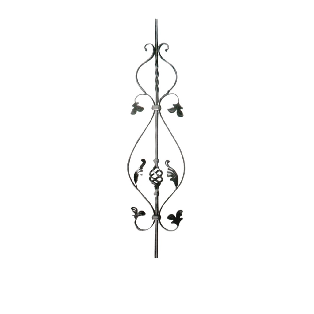 PANEL ORNAMENTAL 12 X 12 MM / 235 X 900 MM HIERRO REF. 052/E/3 MARCA FORJAS ORNAMENTALES