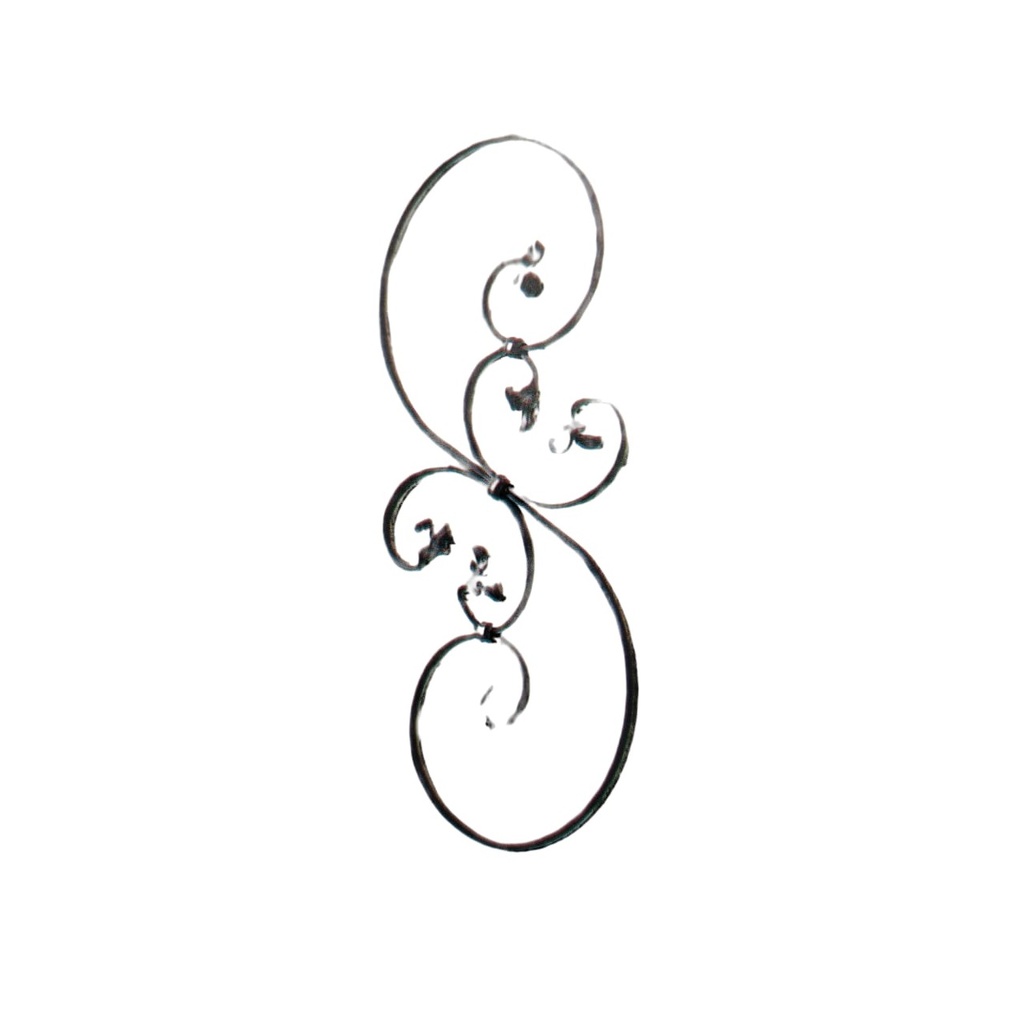 PANEL ORNAMENTAL 12 X 6 MM / 190 X 900 MM HIERRO REF. 052/1 MARCA FORJAS ORNAMENTALES