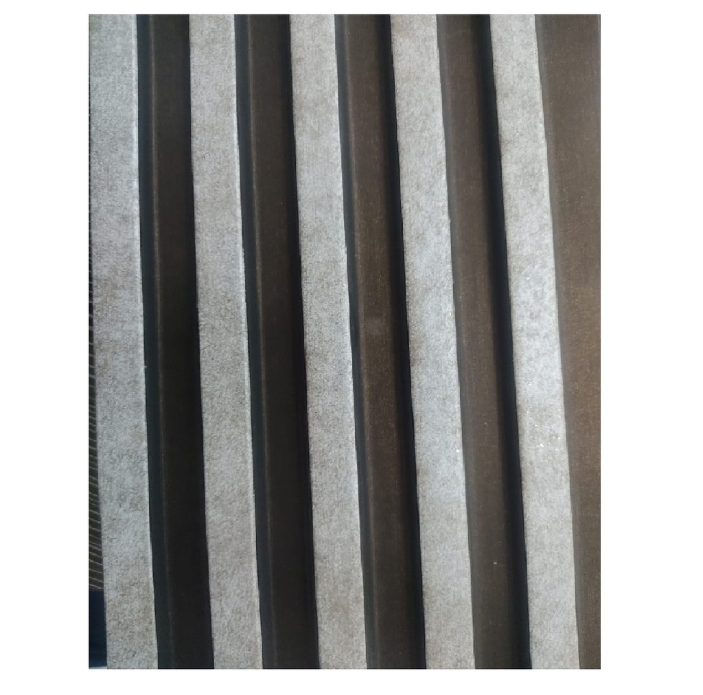 PANEL P/ PARED PVC WALL PANEL INTERIOR 12 CM X 1.2 CM X 2,80 MT UTIL 10 CM GRIS METALICO NANUM LIGHT