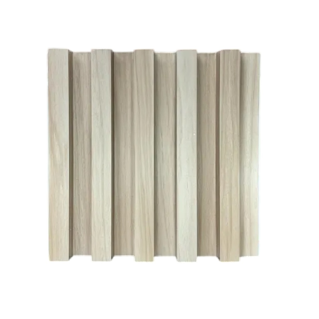 PANEL P/ PARED WPC WALL PANEL INTERIOR 20CM X 2CM X 2,90 MTS UTIL 18CM BEIGE NANUM LIGHT