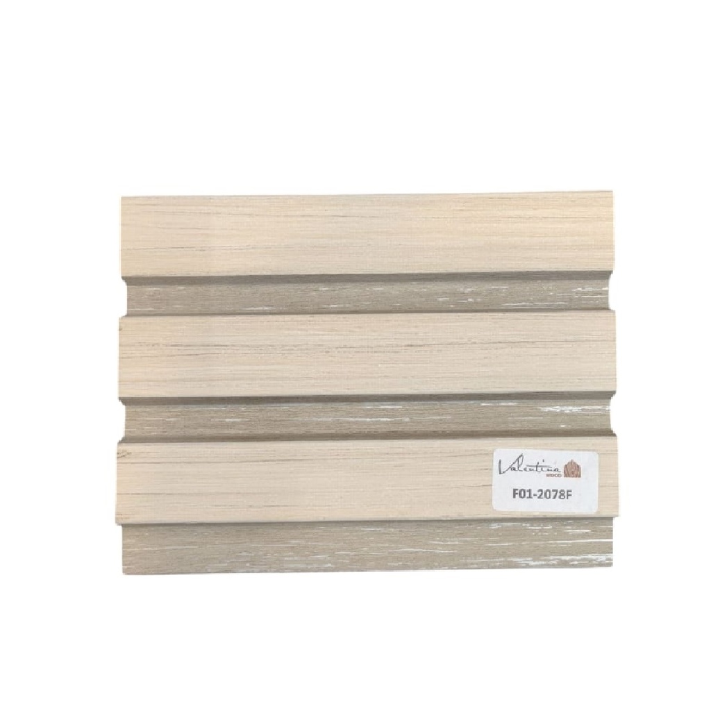 PANEL PARA PARED PLASTICO WALL PANEL INTERIOR 11,80CM X 11MM X 2,90 MTS MARFIL /GRIS VALENTINA