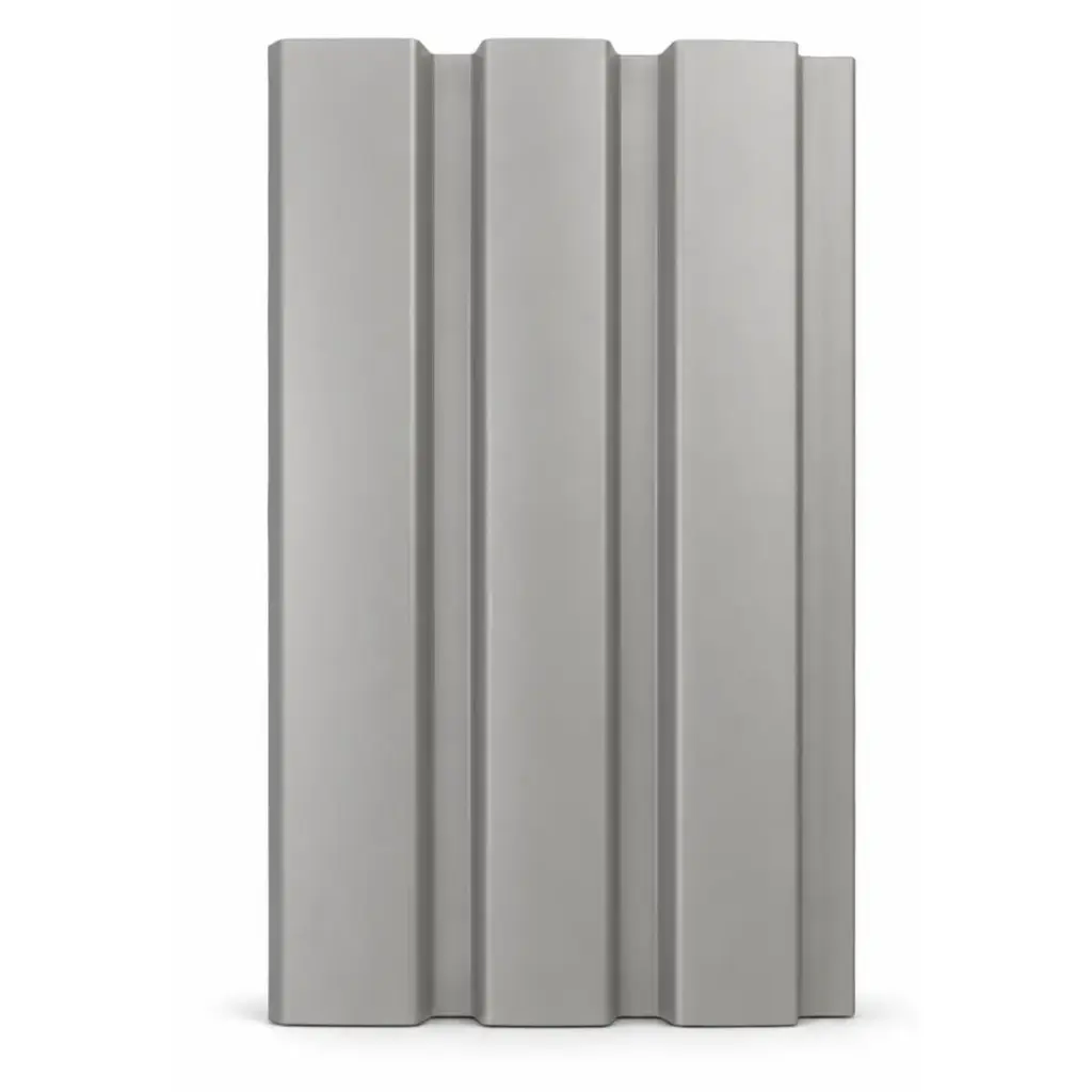 PANEL PARA PARED PLASTICO WALL PANEL INTERIOR 11,80CM X 11MM X 2,90 MTS COLOR GRIS VALENTINA