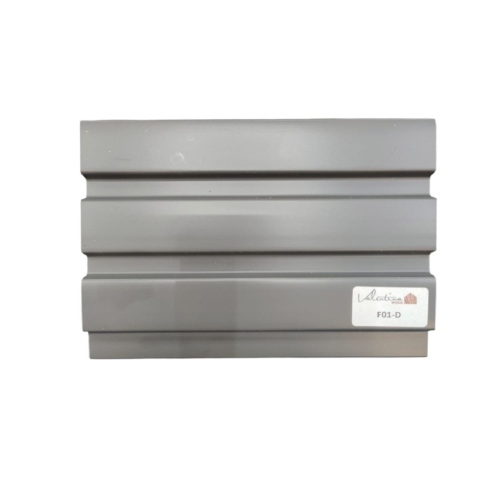 PANEL PARA PARED PLASTICO WALL PANEL INTERIOR 11,80CM X 11MM X 2,90 MTS COLOR GRIS VALENTINA