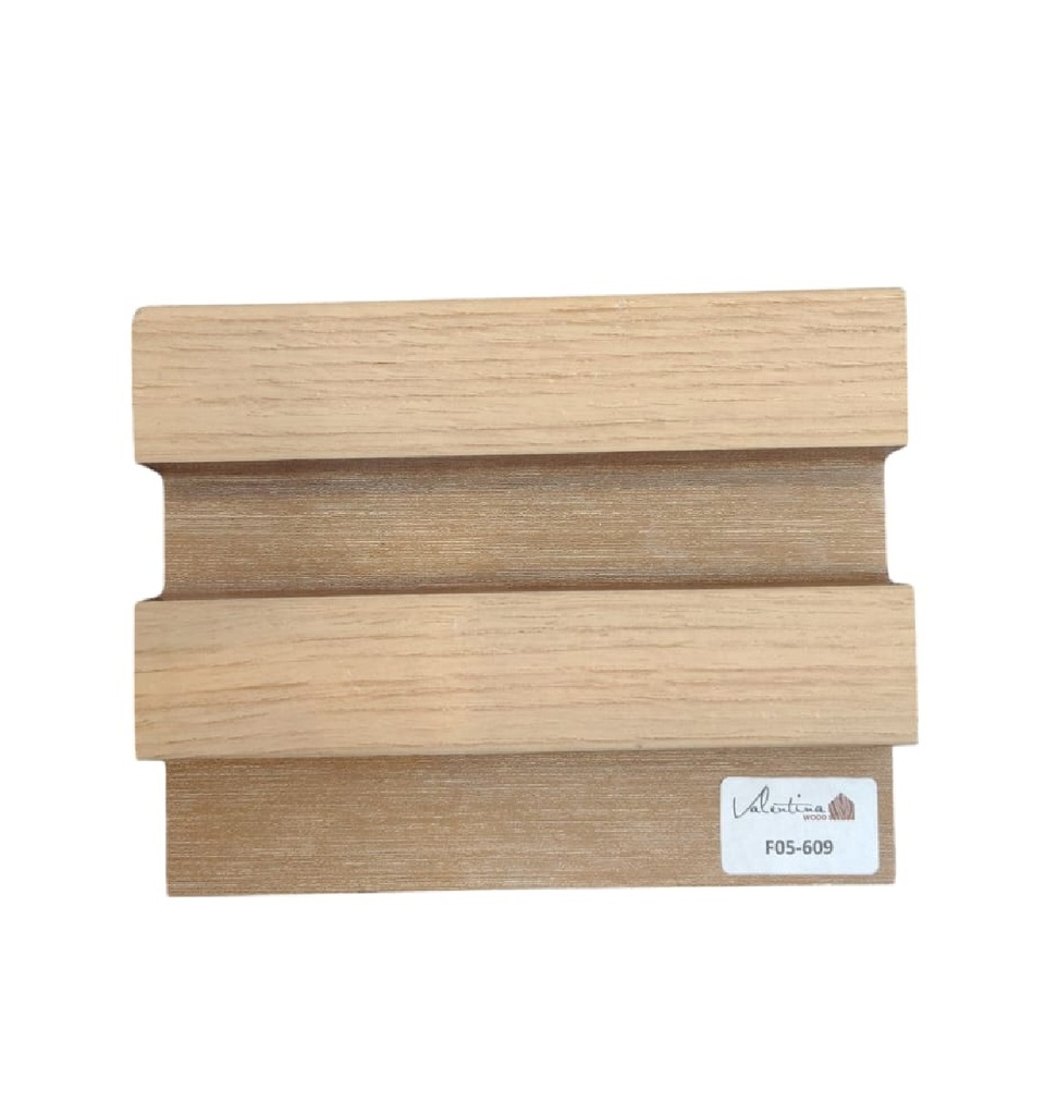 PANEL PARA PARED PLASTICO WALL PANEL INTERIOR 12,10CM X 12MM X 2,90 MTS MARRON MEDIO VALENTINA