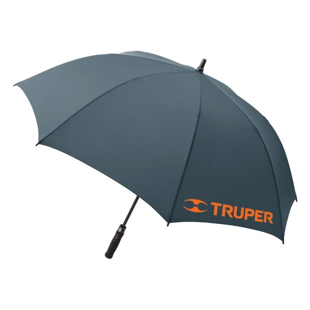 PARAGUAS IMPERMEABLES DE NYLON 135CM MANGO ERGONOMICO APERTURA AUTOMATICA REF. 65012 MARCA TRUPER