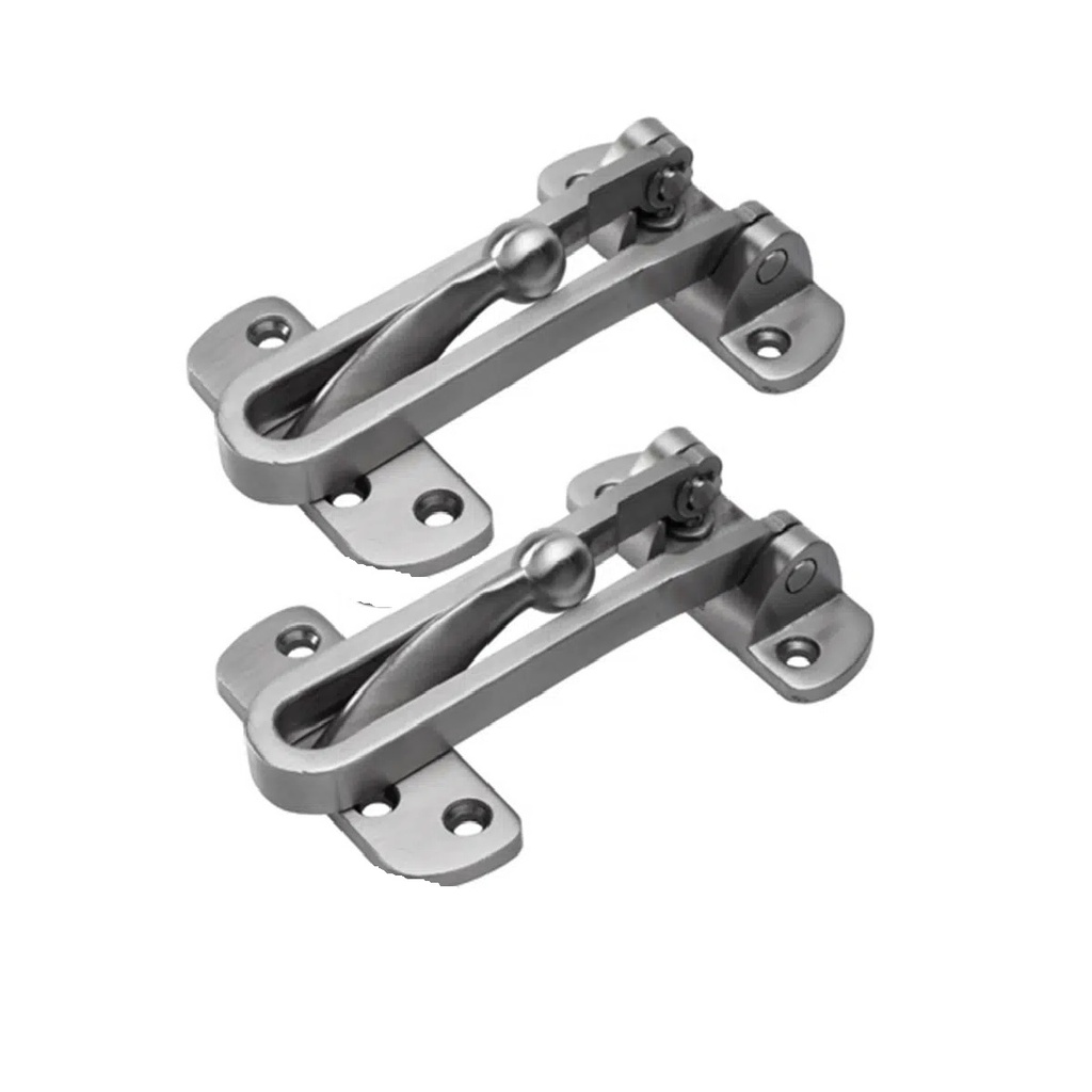 PASADOR / SEGURO PARA PUERTA ACERO INOX. SERIE RIA (2 PACK) REF. 14.400.1413 MARCA QUALITY METAL