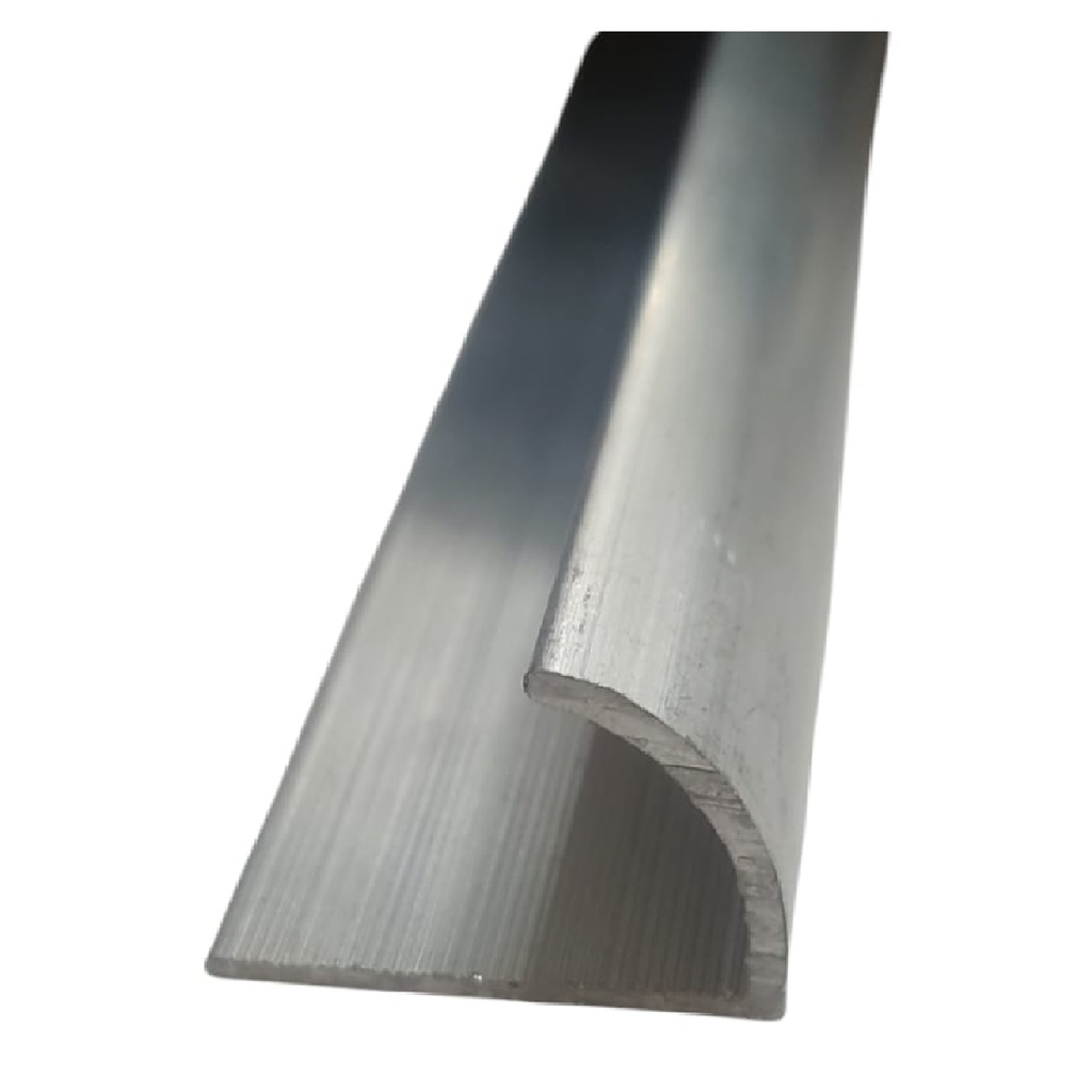 PERFIL / FLEJE DE ALUMINIO NATURAL PARA PORCELANATO 2 CM X 2.40 MTS REF. P007-2.40 MARCA CELOSIAS