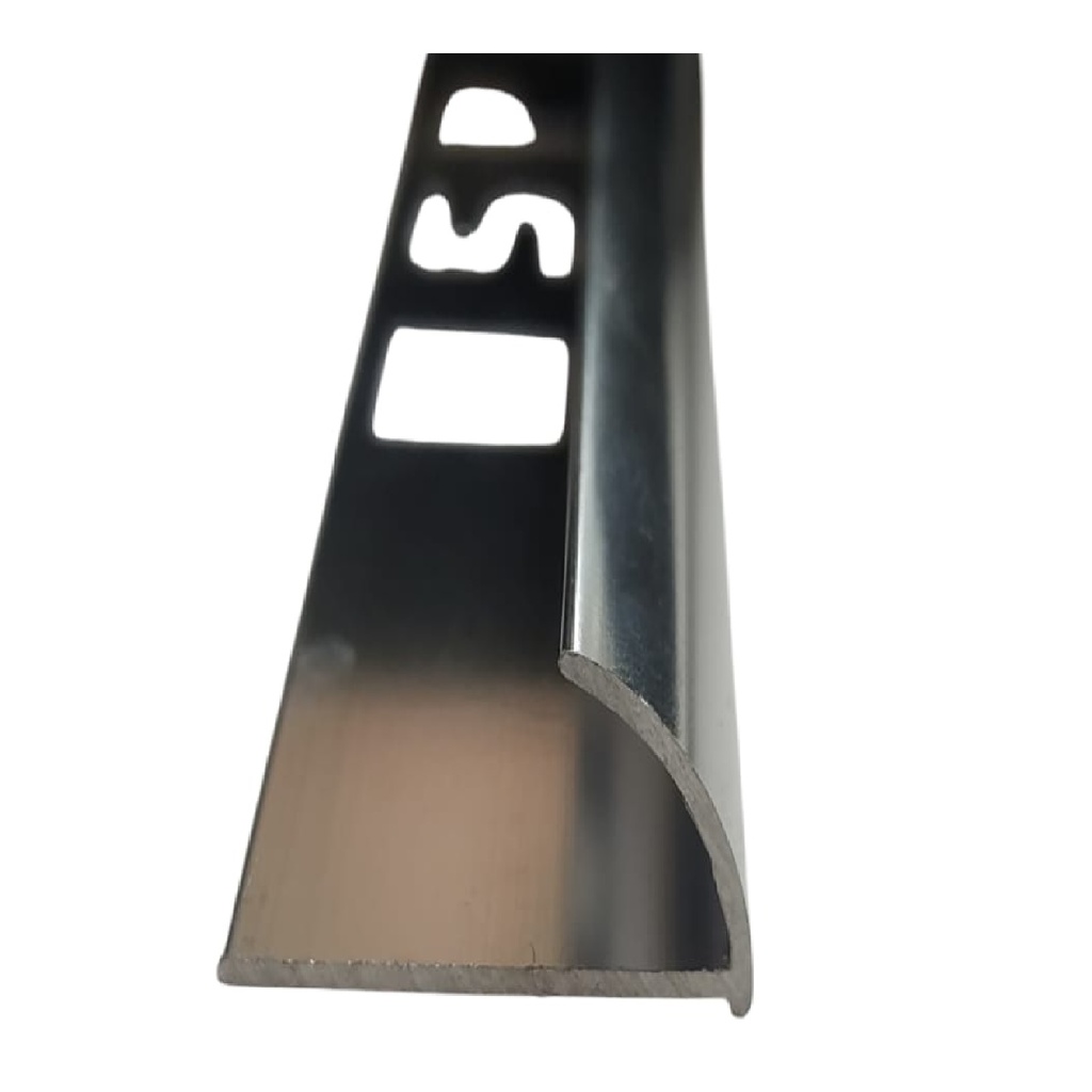 PERFIL / FLEJE DE ALUMINIO PLATA PULIDO PARA CERAMICA 2 CM X 2.40 MTS REF. CEL-0215 MARCA CELOSIAS