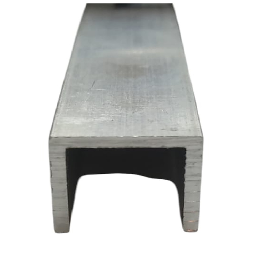 PERFIL / FLEJE TIPO U DE ALUMINIO PARA GRAFIADO 3/4" X 2 MTS REF. ALD-276G MARCA CELOSIAS