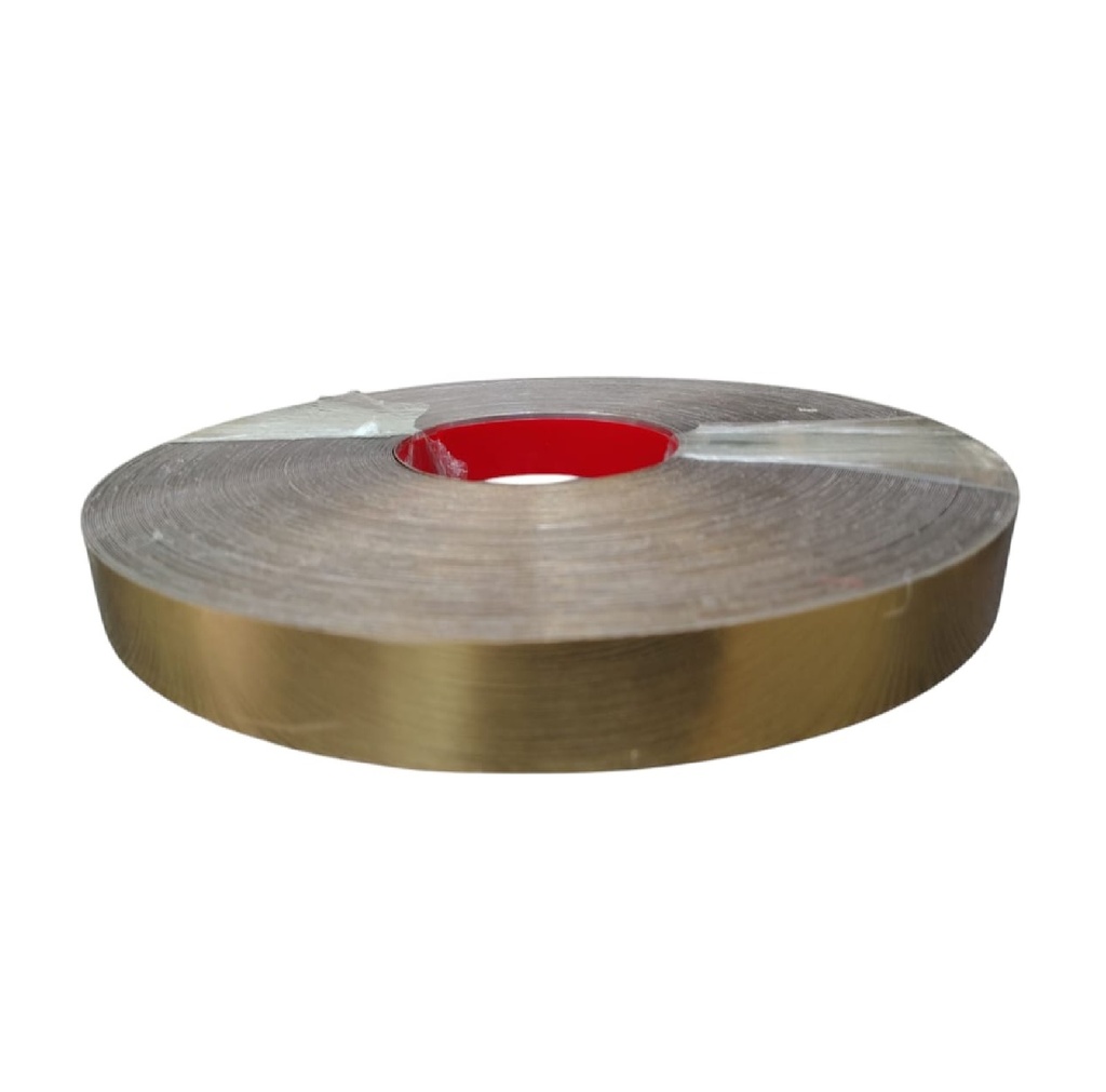 PERFIL AUTOADHESIVO 15 MM X METRO COLOR ORO - BRONCE REF REV-183 MARCA VONANMAX