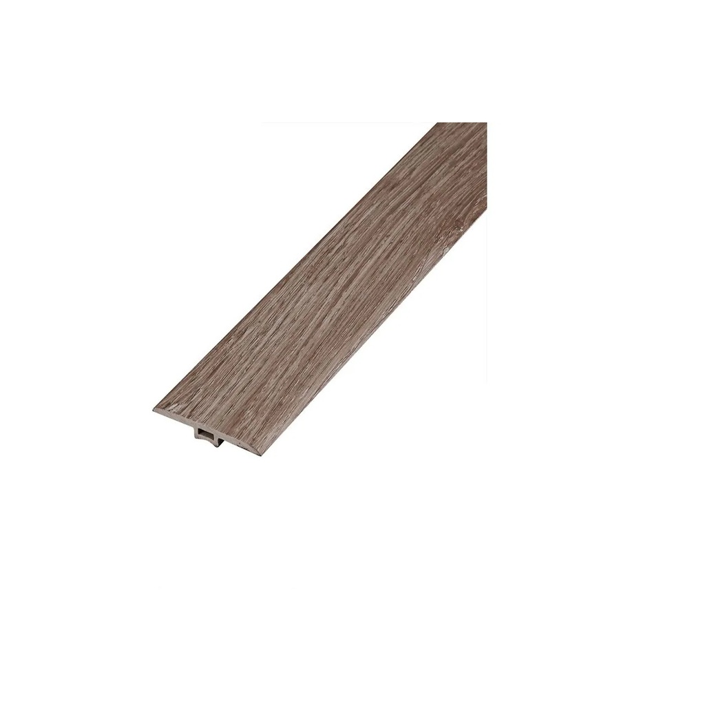 PERFIL TRANSICION T PARA PISOS 2,40 MTS X 12 MM MOD. ARIZONA REF: DEC-ARIZONA MARCA DECOROYAL