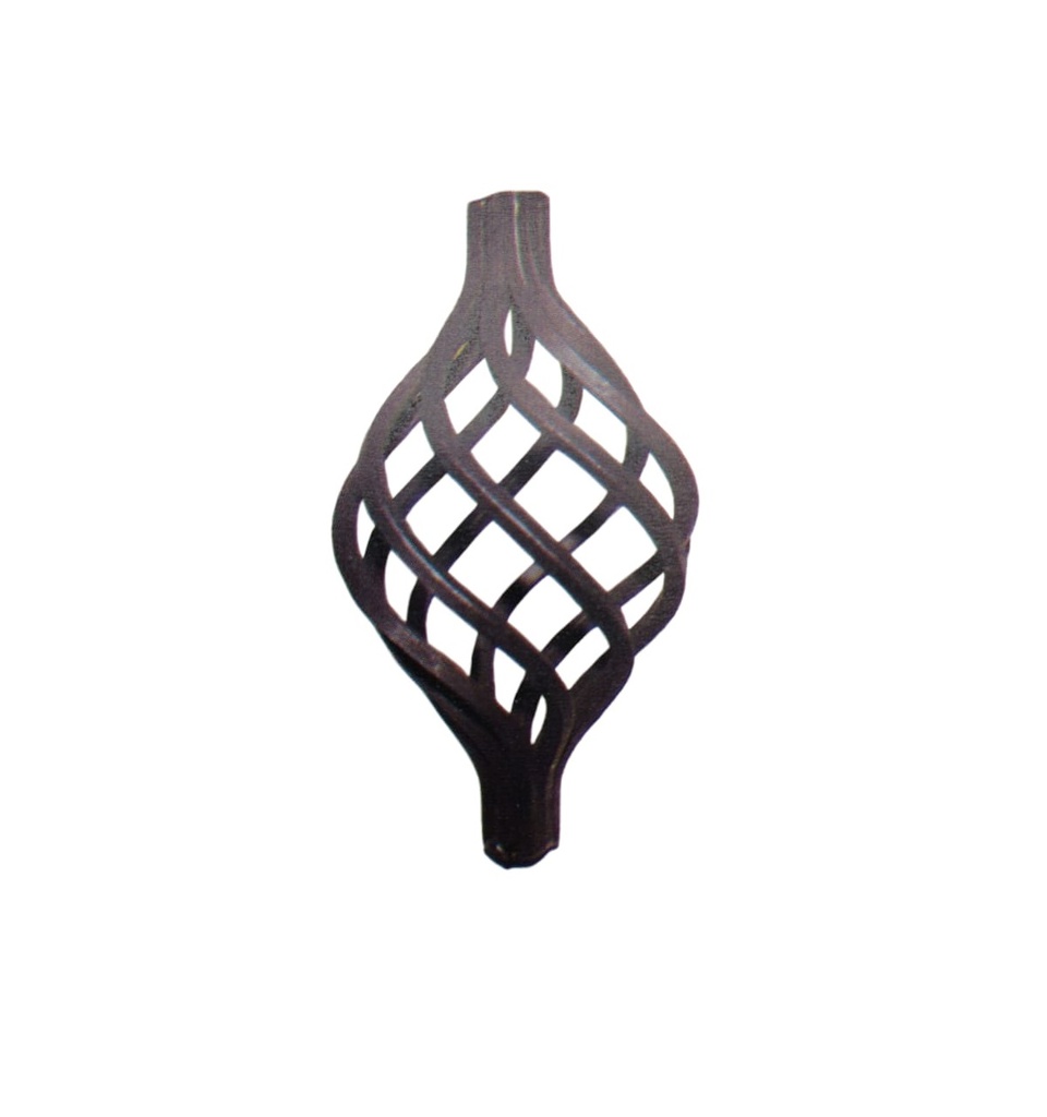 PIÑA DE HILOS ORNAMENTAL METALICA 12 X 12 MM REF. 158/B/1 MARCA FORJAS ORNAMENTALES