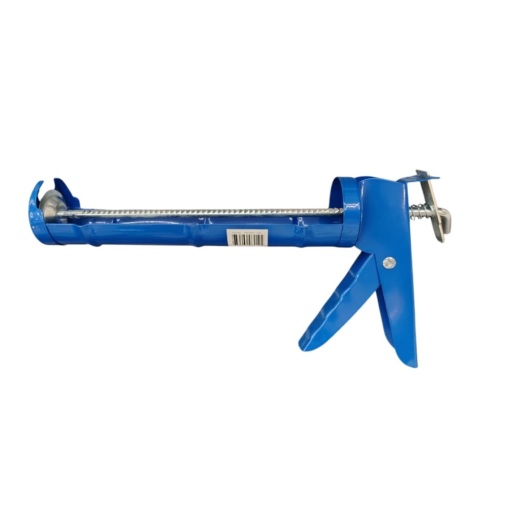PISTOLA PARA SILICON 9" CON DIENTES COLOR AZUL COD. CALULKG-009 REF. PIS-02 MARCA VALLEY