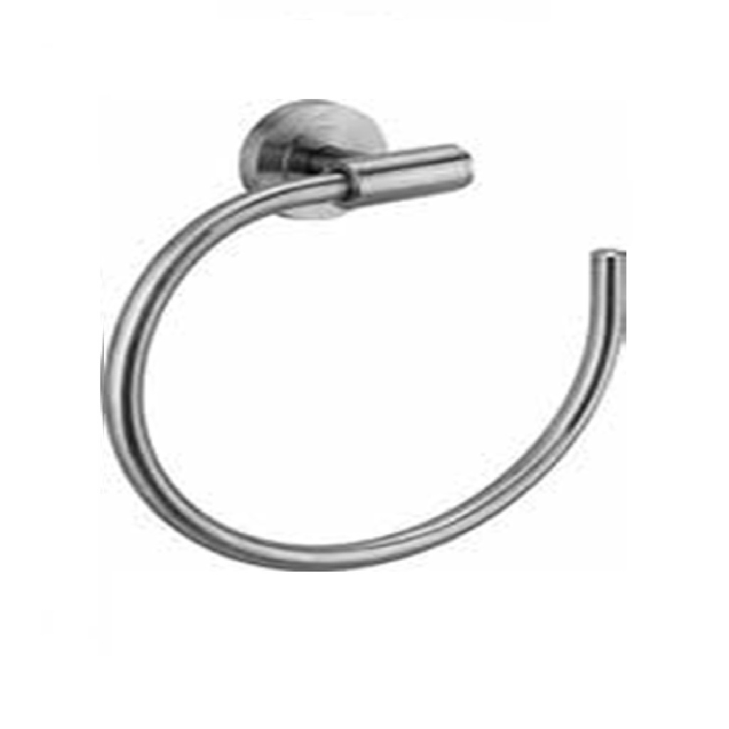 PORTA TOALLA DE MANO SATINADO ACERO INOXIDABLE SERIE DELTA REF. 14.100.1003 MARCA QUALITY METAL