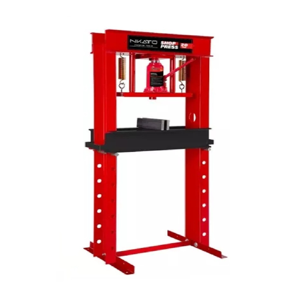 PRENSA HIDRAULICA 150 X 750 MM PRESION 12TON REF. THCT070 MARCA NIKATTO