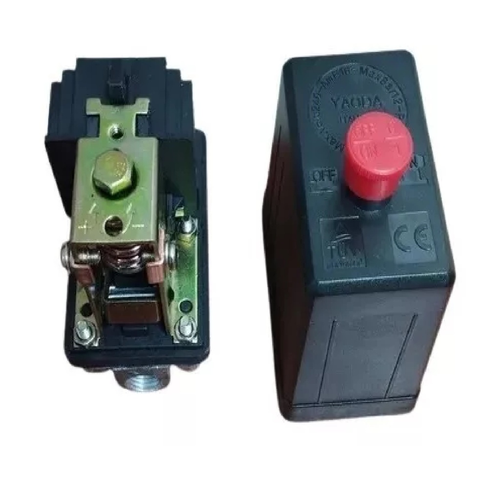 PRESOSTATO COMPRESOR MONOFASICO 40 - 175 PSI 16 AMP 220 - 240 V REF. SK-8 / 202620 MARCA YAODA EMICA