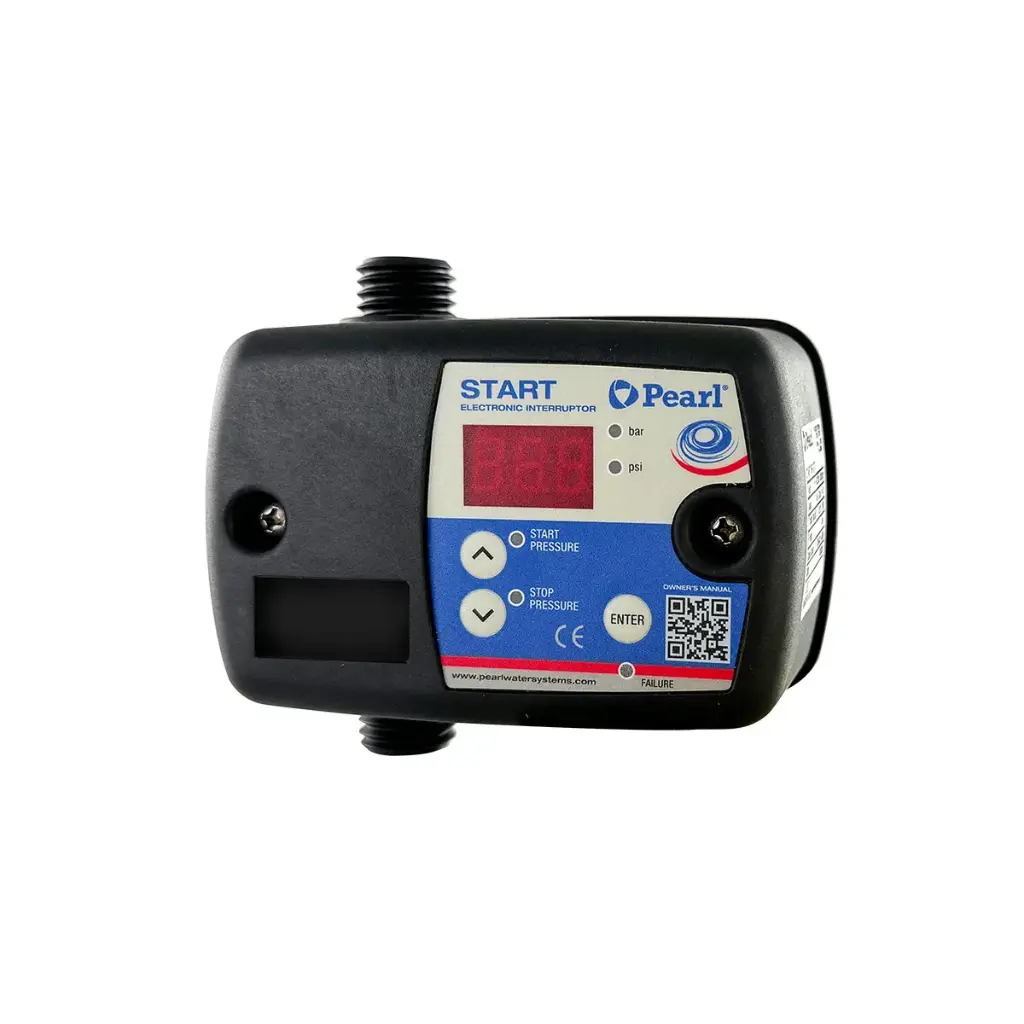 PRESOSTATO ELECTRONICO 1/4" 116 PSI OFF/ON AJUS. 115-230V 16A P/ BOMBA MONOF. REF START16F-STD PEARL
