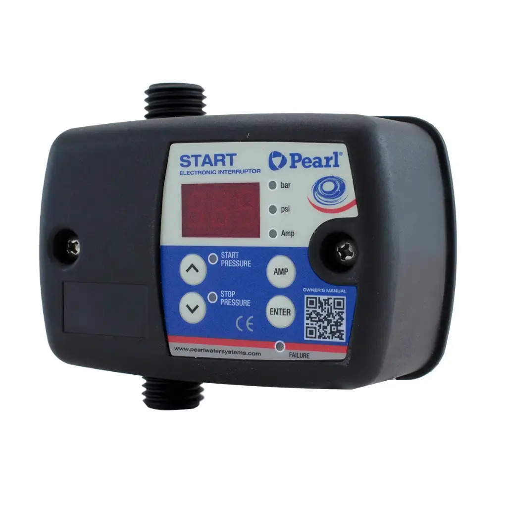 PRESOSTATO ELECTRONICO 1/4" 116 PSI OFF/ON AJUS. 115-230V 16A P/BOMBAS MONOF. REF START16F-ADV PEARL