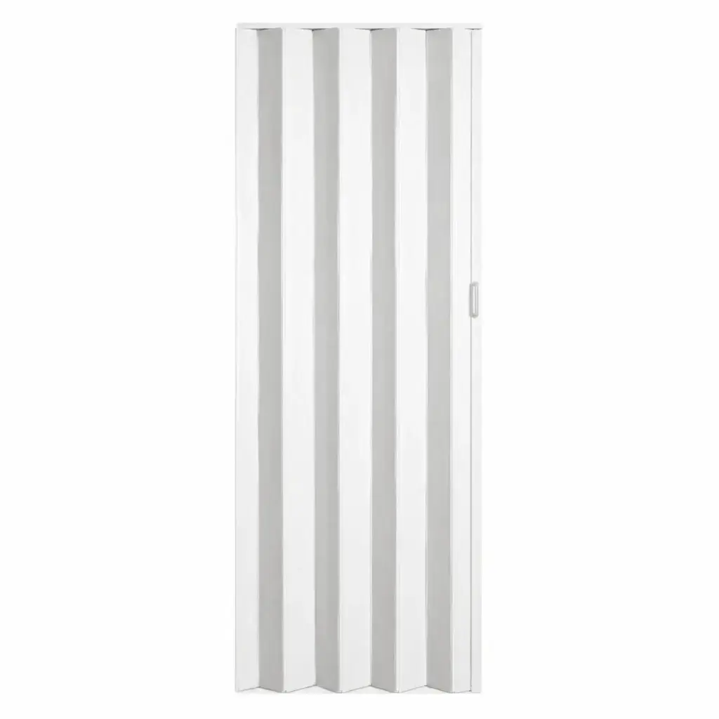 PUERTA PLEGABLE DE PVC COLOR BLANCO 82 X 203 CM ESP. 6 MM REF. STYLUS-BLANCO MARCA EXTRUVENSO