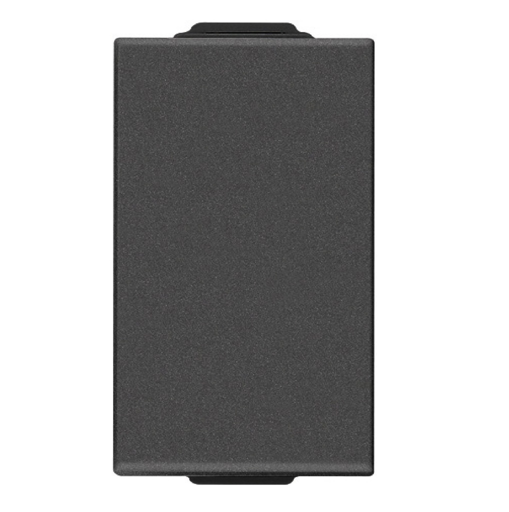PULSADOR / TIMBRE 1P N0 10A 120-250V COLOR CARBONO MATE REF.09008.CM SERIE NEVE MARCA VIMAR