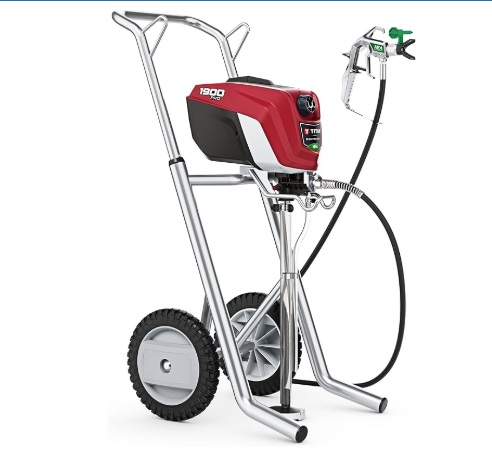 PULVERIZADOR DE PINTURA C/CARRO CAP. 5GL 1600PSI MANG 8MMx15MT 0.70HP 120V 1900PRO REF.0580008 TITAN